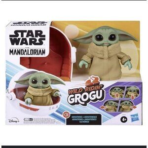 STAR WARS Wild Ridin' Grogu, The Yoda Animatronic Toy, 25 Sounds EUC